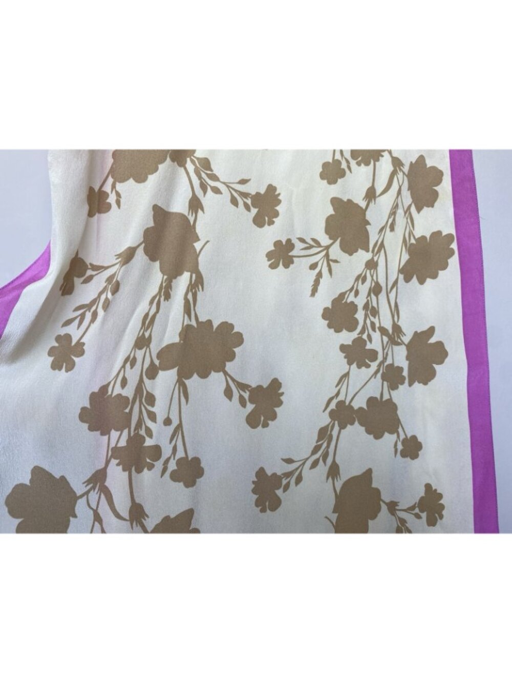 Kenzo silk floral rectangle scarf - Picture 6 of 7